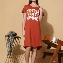9shines Label Printed Nightdress-image-69