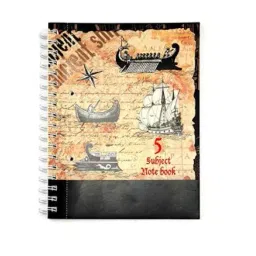 Nightingale 5 Subject Single Ruled Notebook Wow - B  Pack of 2 ,77553-image-61