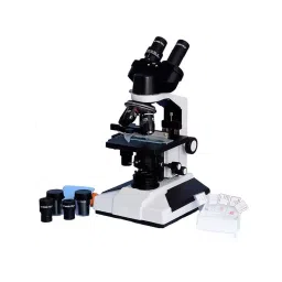 Labcare 1500x Binocular Microscope with Semi Plan Achro Objectives Kit, LB-M01-34