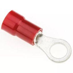 JST (JAPAN SOLDERLESS TERMINALS) R Insulated Ring Terminal 6mm Stud Size 0.25mm² to 1.65mm² Wire Size Red, N1.25-6 (Pack of 50 Pcs)-image-4