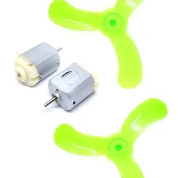 Invento ISC 1941-1A 3-6V Toy Hobby DC Motor 20x15x25mm with 3 Vanes 152.4 mm (6 Inch) Fan Propeller-30