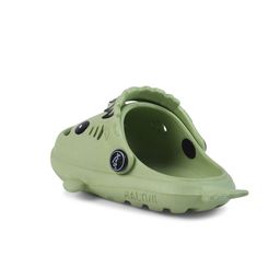 KATS Kids Green Printed Clogs Flip Flops image 5