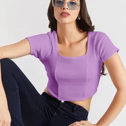 The Cloth Crow Cotton Crop Top-image-99