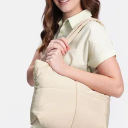 DressBerry Shopper Shoulder Bag with Quilted Detail-19