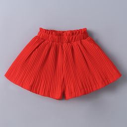 Mark & Mia Solid Color Shorts - Red-image-62