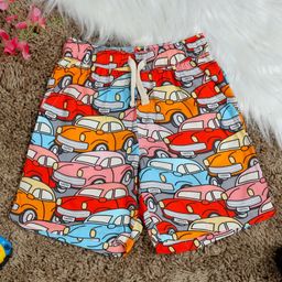 The Lion and the Fish Viscose Car Printed Shorts - Multi Colour-image-28
