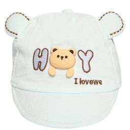 Kidofash Teddy Bear Applique Detailed Cap - Blue-image-25