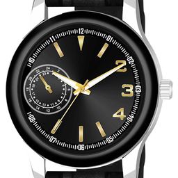 Gopal Shopcart Unisex Round Dial & Straps Analogue Watch B9050BLK M4 D 801BLK image 5