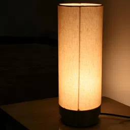Creation India Craft Brown Wood Square Table Lamp image 5