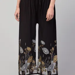 STYLE PREZONE Women Colourblocked Ethnic Palazzos-image-33