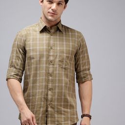 ColorPlus Pure Cotton Checked Casual Shirt-picture-54