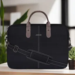 LOREM Men Textured Laptop Bag-image-66