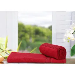 Bianca D'ross Red 380 GSM Hand Towels - Set of 2-19