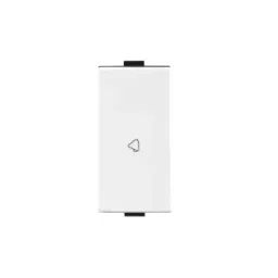 Anchor Roma Plus 1 Module 10 A Bell Push Switch White 289104-31
