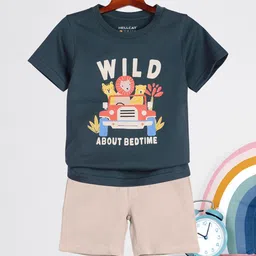 HELLCAT Boys Printed Short Sleeves T-shirt With Shorts-picture-8