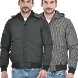 Lawman Multicolored Cotton Regular Fit Checks Reversible Jackets-15