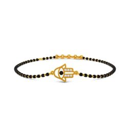 Kisna Diamond & Gold Jewellery Venika Evil Eye 18k Gold & Diamond Bracelet for Women-image-61