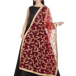 Dupatta Bazaar Red & Gold Dupatta image 1