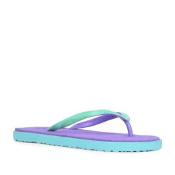 Bata Women's Blue Flip Flops-image-58