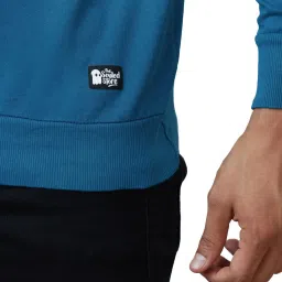 The Souled Store Multi Cotton Regular Fit Self Pattern Sweatshirt image 4