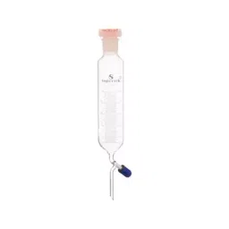 Supertek 1000 ml Cylindrical Shape Graduated Dropping Funnel With I/C Polypropylene Stopper, 15.468.0035-10