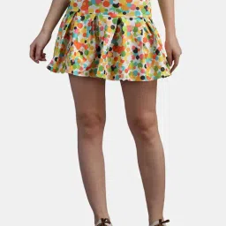 N-Gal Multicolor Printed Skirt-picture-24