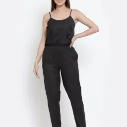 NEUDIS Black Sleeveless Jumpsuit-image-14