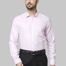 Park Avenue Pink Cotton Slim Fit Shirt-picture-0
