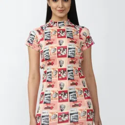 Forever 21 Multicolor Printed Mini Shift Dress-image-39