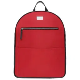 KLEIO PU Red Medium Laptop Backpacks-13
