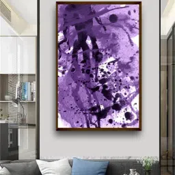 The Art House Abstract Multicolor Canvas Painting-picture-48