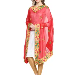 Dupatta Bazaar Red Dupatta image 2