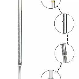 Tan45 Height Adjustable Aluminum Walking Stick-image-53