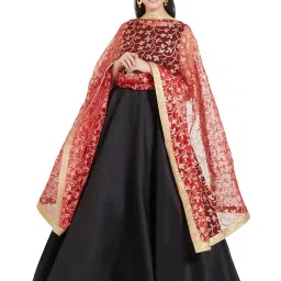 Dupatta Bazaar Red & Gold Dupatta image 4