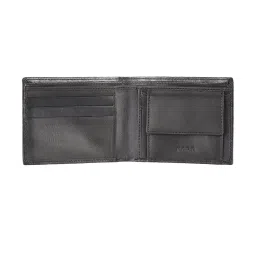 Kara Black Formal Leather Bi-Fold Wallet For Men image 4