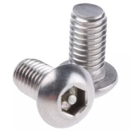 RS PRO Plain Button SS Tamper Proof Security Screw, M6 x 12mm ,6212849 (Bag of 100 Piece)-image-21