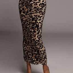 LULU & SKY Women Animal Printed Flared Midi Skirt-image-77