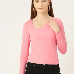 FEMEA Women Solid Regular Top-picture-23