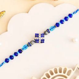 Aapno Rajasthan Dashing Aqua & Royal Blue Stylish Rakhi-32