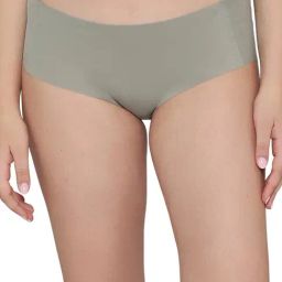 Wacoal Green Polyamide Mid Waist Solid Hipster Panty-image-68