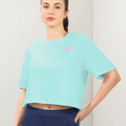 Amante Blue Relaxed Fit Graphic T-Shirt-picture-11