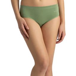 Van Heusen Moss Green Cotton Hipster Panties-picture-38