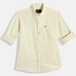 CHARCHIT Boys Green Cotton Solid Shirt-picture-30