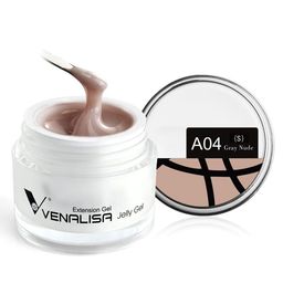 VENALISA UV Sculpture Nail Extension Hard Jelly Builder Gel - 15 ml - Gray Nude A04 (S)-image-11