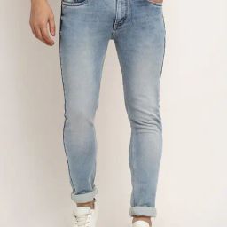 Louis Stitch Corn Blue Slim Fit Jeans-image-75