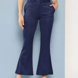 Aarika Navy Blue Straight Fit Pants-picture-33