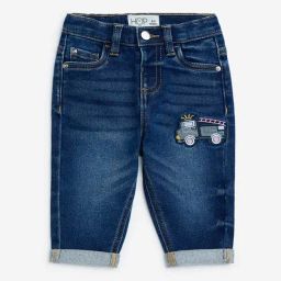 HOP Baby by Westside Blue Faded Slim-Fit Mid-Rise Jeans-image-52