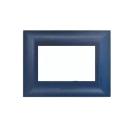 Anchor Ziva 18 Module Blue Berry Cover Plate With Base Frame, 68918BB-41