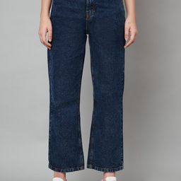 Zaahii Women Wide Leg High-Rise Jeans-image-31