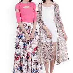 SCORPIOUS Women Pack of Shrug & Top-image-30